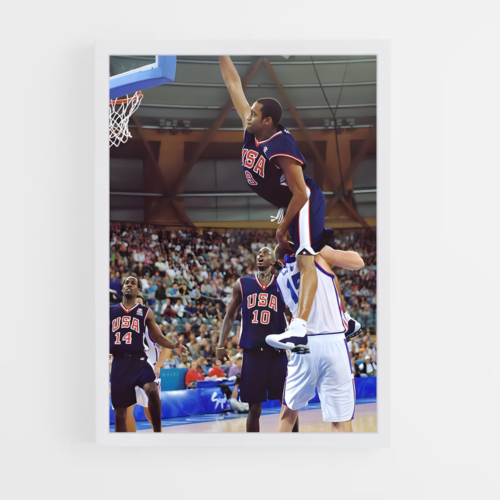 Poster Vince en Vol – affiche Basketball (vue 3)